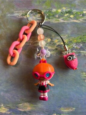 Handmade Mini Lalaloopsy keychain <3